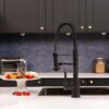 flöde böjig | Multiuse Style 3 in 1 Instant Boiling Tap with Flexi Spray | Matt Black Finish
