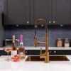 flöde böjig | Multiuse Style 3 in 1 Instant Boiling Tap with Flexi Spray | Brushed Copper Finish
