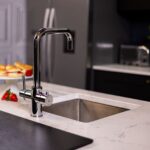 flöde Vier | 4 in 1 Instant Boiling & Filtered Cold Water Tap | Polished Chrome Finish