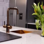 flöde Vier | 4 in 1 Instant Boiling & Filtered Cold Water Tap | Brushed Copper Finish