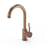 flöde kraft Solo | Industrial Style Single Lever 3 in 1 Instant Boiling Tap | Brushed Copper Finish