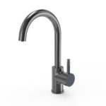 flöde Solo | Single Lever 3 in 1 Instant Boiling Tap | Gun Metal Finish