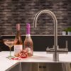 flöde svan | 3 in 1 Instant Boiling Tap | Brushed Steel Finish
