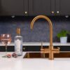 flöde svan | 3 in 1 Instant Boiling Tap | Brushed Copper Finish