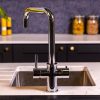 flöde Kyld 4 in 1 Instant Boiling & Cold Water Tap with Filtered Chilled Water | Polished Chrome Finish