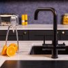 flöde Kyld 4 in 1 Instant Boiling & Cold Water Tap with Filtered Chilled Water | Matt Black Finish