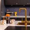 flöde Kyld 4 in 1 Instant Boiling & Cold Water Tap with Filtered Chilled Water |  Brushed Gold Finish
