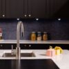 flöde Dölja | Kitchen Mixer Tap | Concealed Pull Out Hose and Spray Head | Brushed Steel