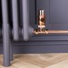 Straight Thermostatic Radiator Valve Pack | 15mm x 1/2" | Copper