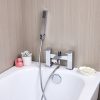 Takern | Bath Shower Mixer | Including Handset and Holder | Chrome