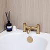 Kumla | Bath Filler Mixer Tap | Brushed Brass