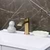 Falun | Mono Basin Mixer Tap | Brushed Brass