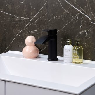 Falun | Mono Basin Mixer Tap | Matt Black