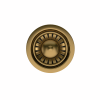 Basket Strainer Kitchen Sink Waste | Round & Rectangular Overflow Plates | Gold Finish