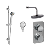 Solna | RD Style 2 Funcs Conc Valve Shower Kit | Chrome