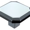 34mm Octagonal Knob - Chrome