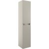 Malte 300mm 2 Door Wall Hung Tall Unit - Latte