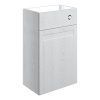 Vera 500mm WC Unit - Satin White Ash