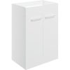 Meja 590mm Floor Standing 2 Door Basin Unit (No Top) - White Gloss