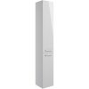 Olle 350mm Floor Standing 2 Door Tall Unit - Grey Gloss