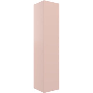 Gabriel 350mm Wall Hung 1 Door Tall Unit - Matt Antique Rose
