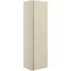 Leia 350mm Wall Hung 1 Door Tall Unit - Matt Cotton & Oak Effect
