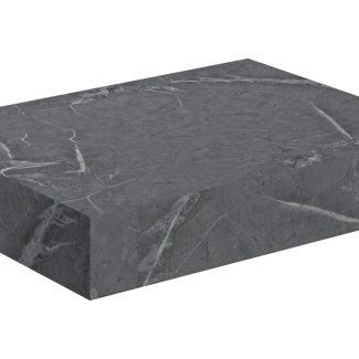 Ellen 600mm Wall Hung Basin Shelf - Grey Marble