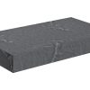 Ellen 800mm Wall Hung Basin Shelf - Grey Marble