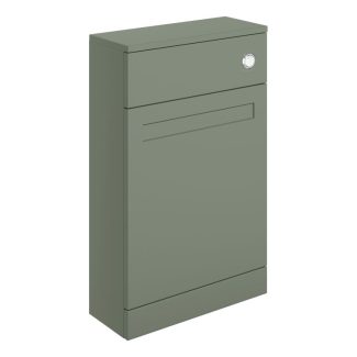 Julia 500mm Floor Standing WC Unit - Matt Reed Green