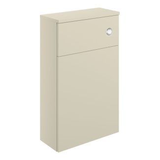 Leia 500mm WC Unit - Matt Cotton & Oak Effect