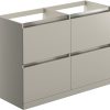 Malte 1200mm Floor Standing Basin Unit Run (No Top) - Latte