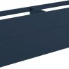 Gabriel 1180mm Wall Hung 4 Drawer Basin Unit (No Top) - Matt Deep Blue