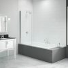 Merlyn 800x1500mm Single Curved Bath Screen