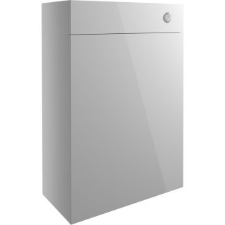Juni 600mm WC Unit - Light Grey Gloss