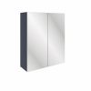 Hedda 600mm 2 Door Mirrored Wall Unit - Matt Indigo Blue