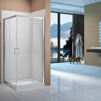 Merlyn Vivid Boost 800mm Corner Entry