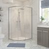 Vide 1000x800mm 2 Door Offset Quadrant - Chrome