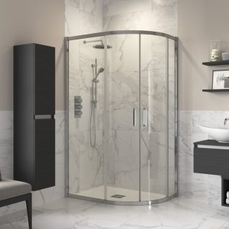 Felix 1200x900mm 2 Door Offset Quadrant - Chrome
