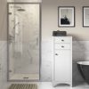 Felix 800mm Hinged Door - Chrome