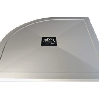 25mm Ultra-Slim 1000mm x 800mm Offset Quadrant Tray & Waste (RH)