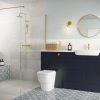 Hedda 900x330mm Base End Panel - Matt Indigo Blue