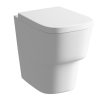 Elias Square Soft Close Toilet Seat - White