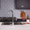 flöde Lillehammer | Single Lever Kitchen Sink Mixer Tap with Swivel Spout | Polished Chrome Finish