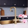 Impromta 4 in 1 Biometric Boiling Water Tap | Brushed Brass Finish