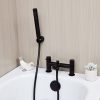 Runn | Bath Shower Mixer | Including Handset and Holder | Matt Black