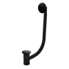 Top-Fix | Bath Waste with Overflow | Matt Black Finish