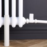 Straight Square Manual Radiator Valve Pack | 15mm x 1/2″ | Matt White