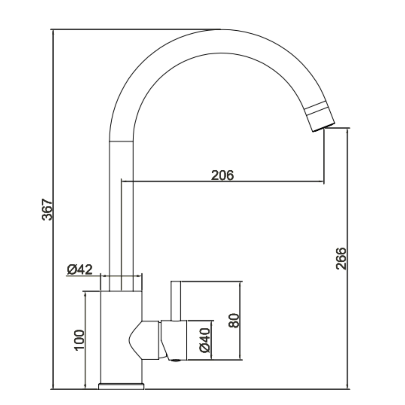 Vito_Swan-Neck-Kitchen-Mixer_Dimensions.png